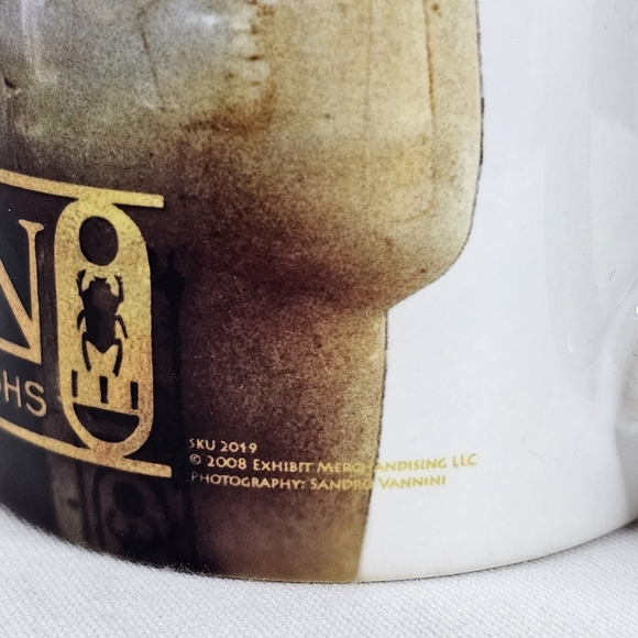 Tutankhamun The Golden King And Great Pharaohs Coffee Mug Cup Museum Exhibit New - Picture 4 of 7